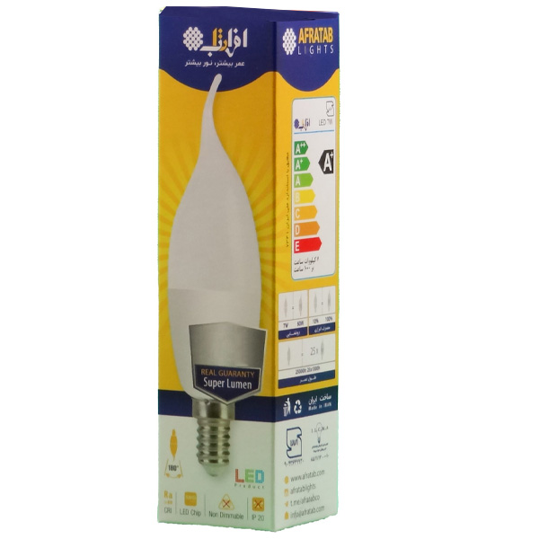 لامپ اشکی 5 وات افراتاب