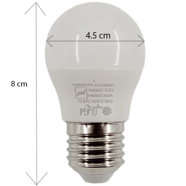 لامپ ال ای دی 5 وات افراتاب