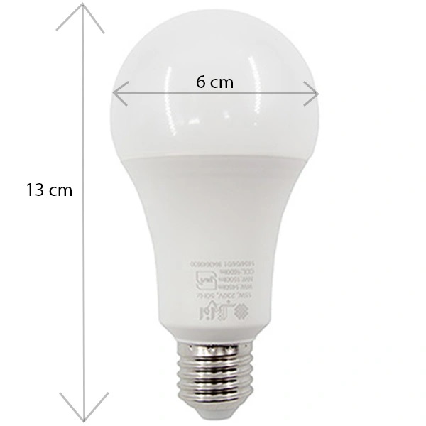 لامپ 15 وات LED با سرپیچ E27 افراتاب