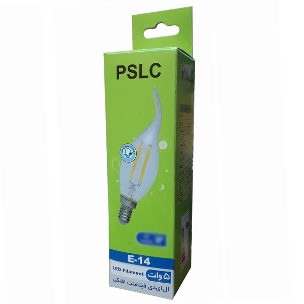 لامپ فیلامنتی 5 وات پارس شهاب مدل اشکی پایه E14