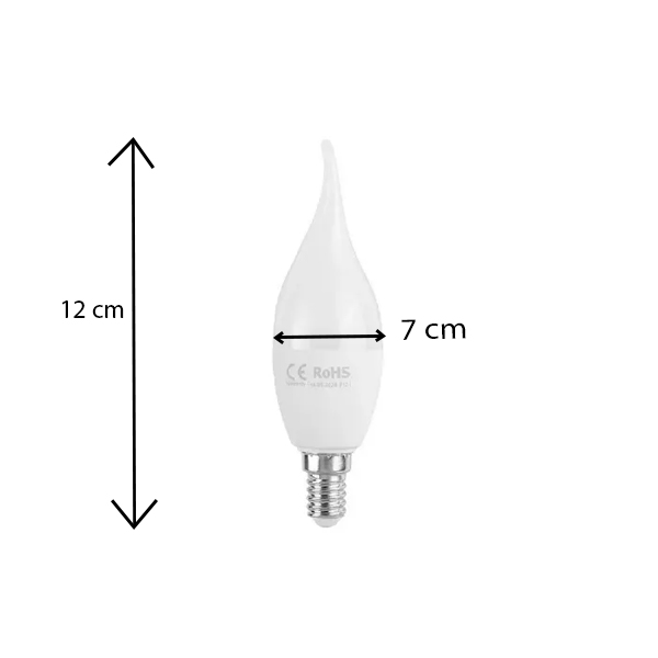 لامپ اشکی ال ای دی 7 وات کملیون