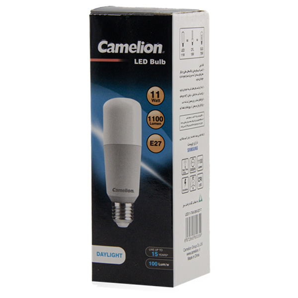 لامپ ال ای دی 11 وات استوانه کملیون