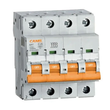 فیوز مینیاتوری 4 پل 25 آمپر کانل