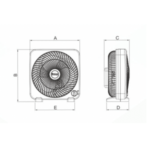 پنکه رومیزی دمنده مدل هاله سه سرعته 20