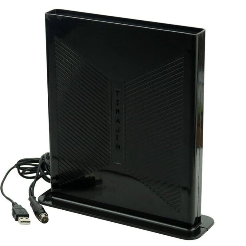 آنتن رومیزی بوستردار تلویزیون مدل تماشا تیراژه با آداپتور کابل 3 متر