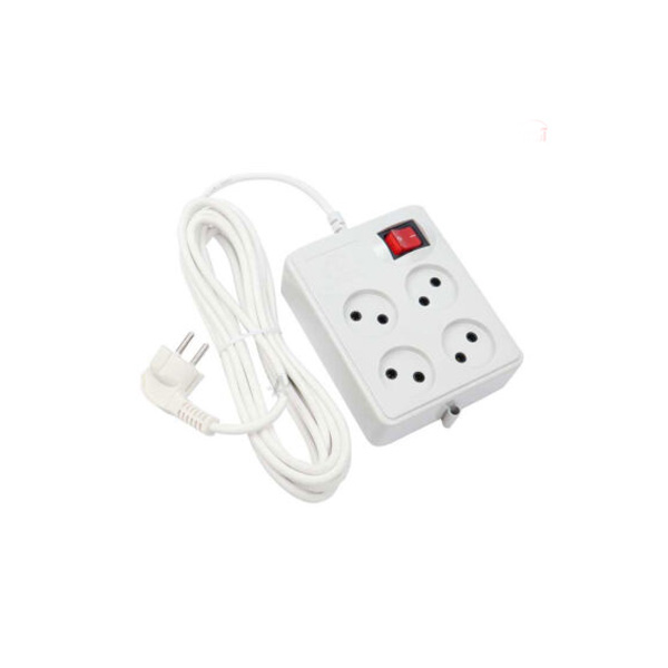 چهارراه پارت مربع ارت دار مغزی سرامیکی با کابل 3 متر کد 3330