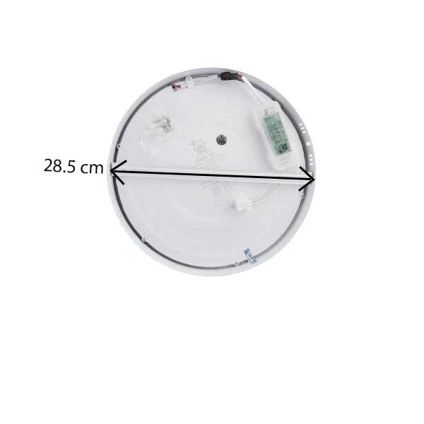 پنل گرد 24 وات یکتا افروز ساید لایت فریم آلومینیوم روکار