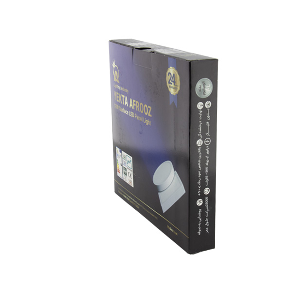 پنل گرد 18 وات یکتا افروز ساید لایت فریم آلومینیوم روکار