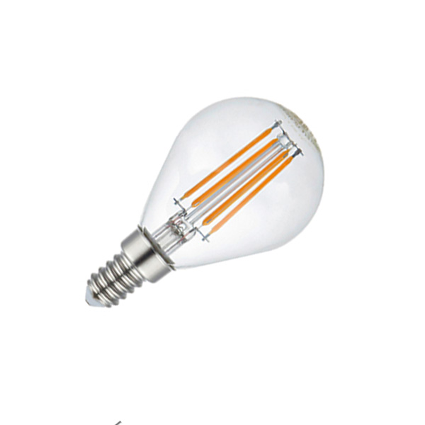 لامپ فیلامنتی 5 وات G45 شفاف E14 نور