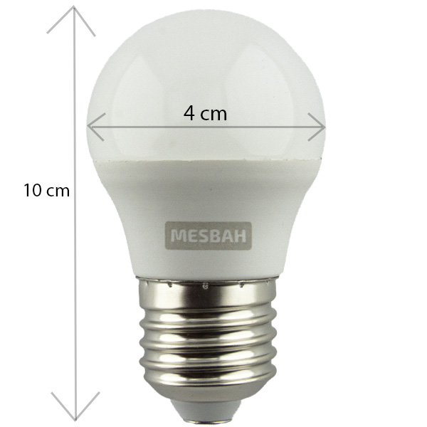 لامپ ال ای دی 5 وات سر پیچ معمولی مصباح 110ولت - 220 ولت