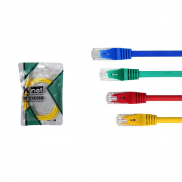 کابل شبکه 3 متر KNET CAT6 سر فلز SFTP