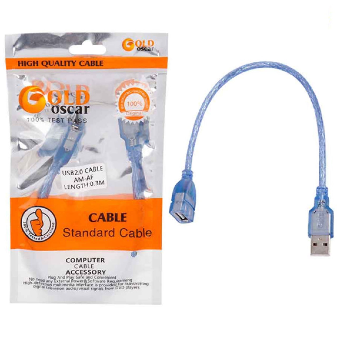 کابل 30 سانت بین راه USB گلد GOLD