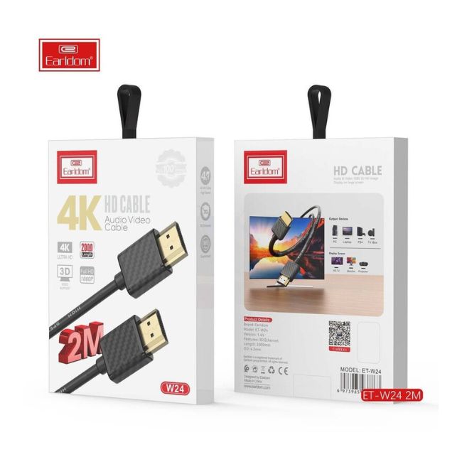 کابل HD سونی 2 متر ایرلدوم 24