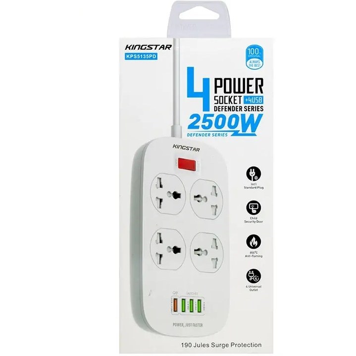 چند راهی برق کینگ استار مدل KPS 5135PD جدید