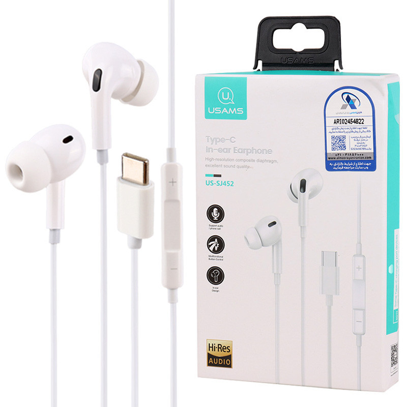 هندزفری یوسامس 452 تایپ C جدید 1