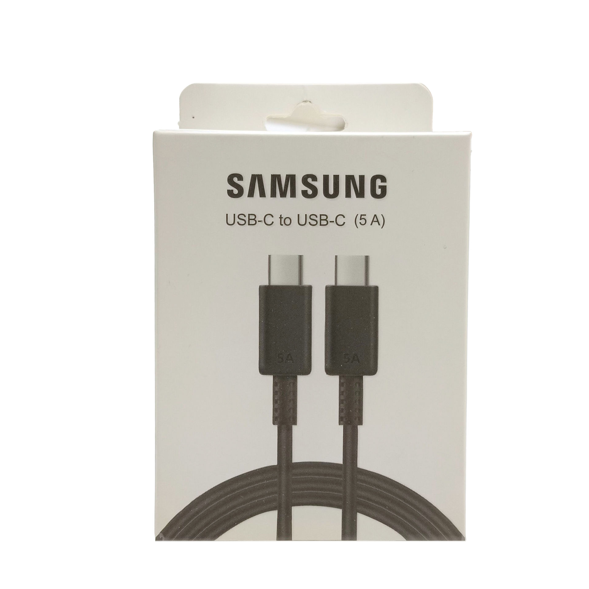 کابل 2 سر تایپ C سامسونگ 5 آمپر یک متر جدید