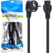 کابل برق لپ تاپ 1/5 متر رویال جدید 1