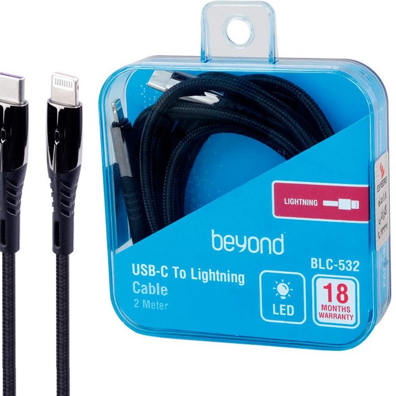 کابل آیفون به تایپ C بیاند 2 متر جدید 1