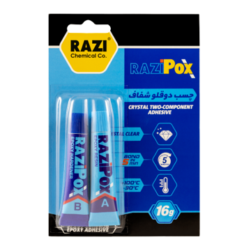 چسب دو قلو رازی شفاف
