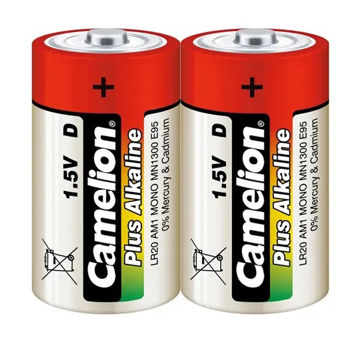 باتری بزرگ D کملیون PLUS ALKALINE