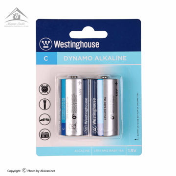باتری سایز متوسط C وستینگهاوس داینامو آلکالاین اصلی 2 عددی