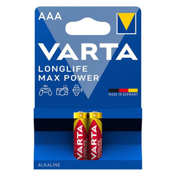 باتری نیم قلمی وارتا مدل Longlife Max Power بسته 2 عددی