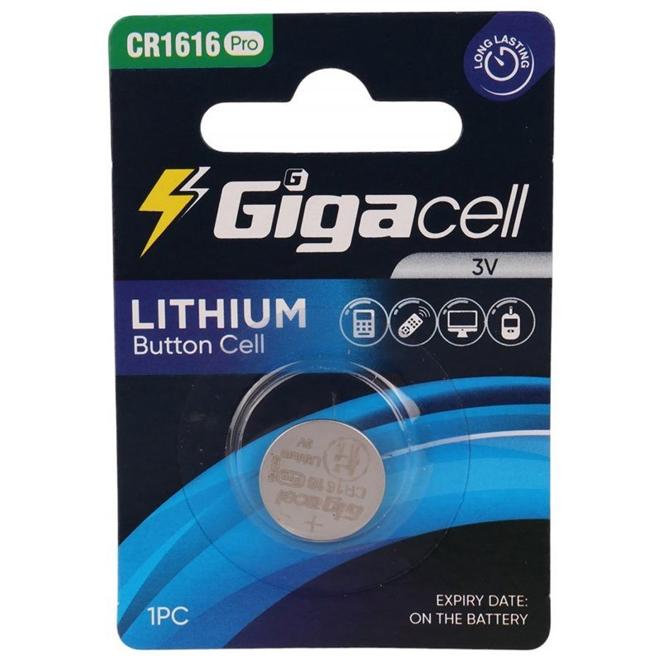 باتری سکه ای گیگاسل Gigacell CR1616 pro