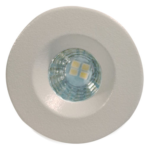 چراغ پارکتی 3 وات تولید نور بدنه سفید آفتابی گرد SMD