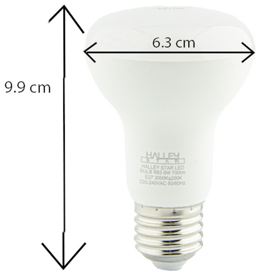 لامپ ال ای دی رفلکتور 9 وات نمانور E27 R63