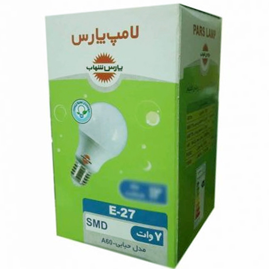 لامپ 7 وات LED پارس شهاب