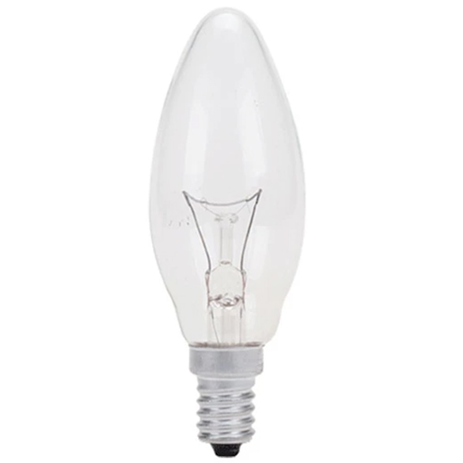 لامپ شمعی 60 وات پارس شهاب پایه E14 بسته 2 عددی