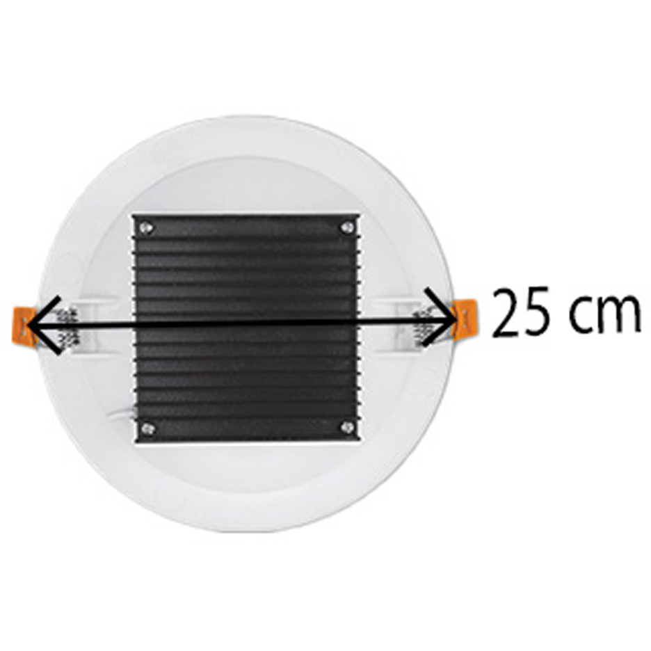 پنل ال ای دی سولاریس 30 وات گرد پارس شعاع توس توکار
