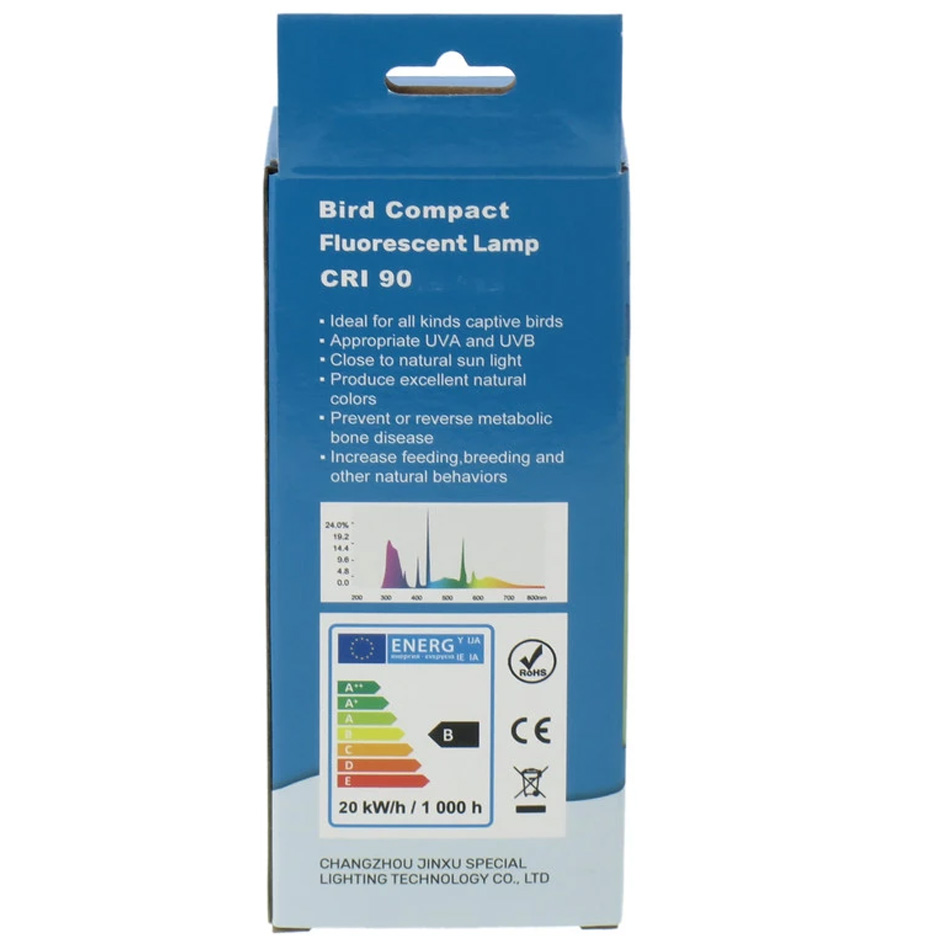 لامپ یو وی 23 وات لاکی هرپ مدل پرندگان 2.4UVB پایه E27