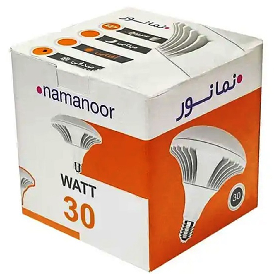 لامپ LED سفینه ای (قارچی) 30 وات نمانور پایه E27