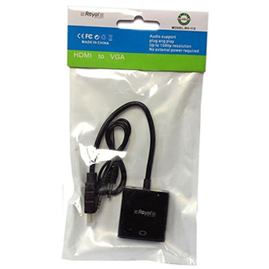 کابل ورودی VGA به خروجی HD رویال