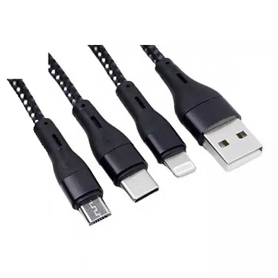 کابل فست اندروید و آیفون و تایپ سی هیسکا