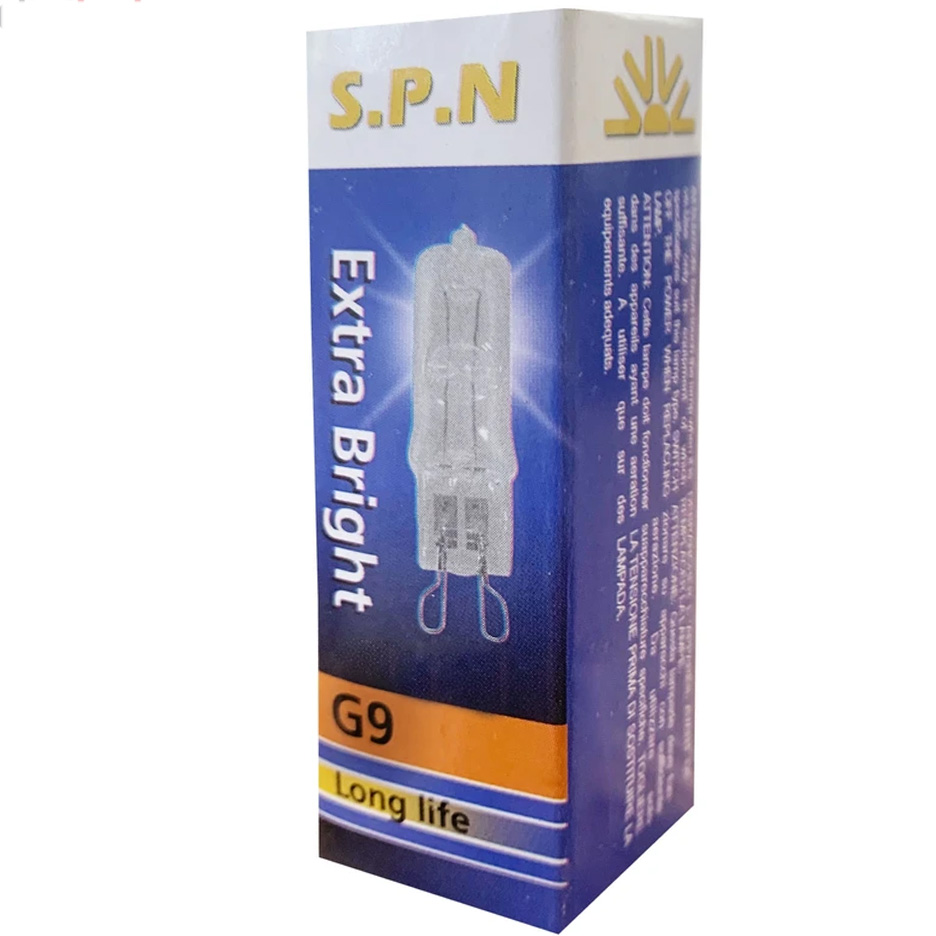 لامپ هالوژن 60 وات اس پی ان پایه G9 مدل ساده