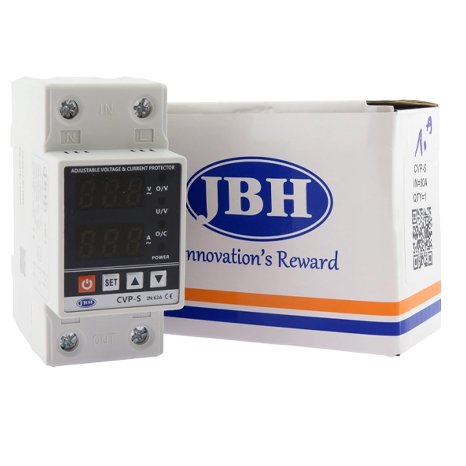 محافظ ولتاژ جریان 63 آمپر تک فاز JBH