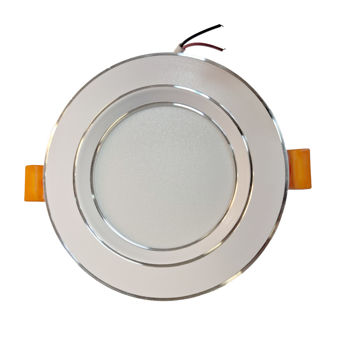 پنل 12 وات روشن توكار دور  نقره