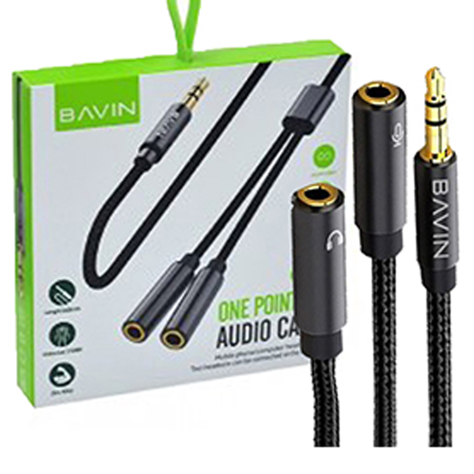 کابل تبدیل 1 به 2 استریو باوین