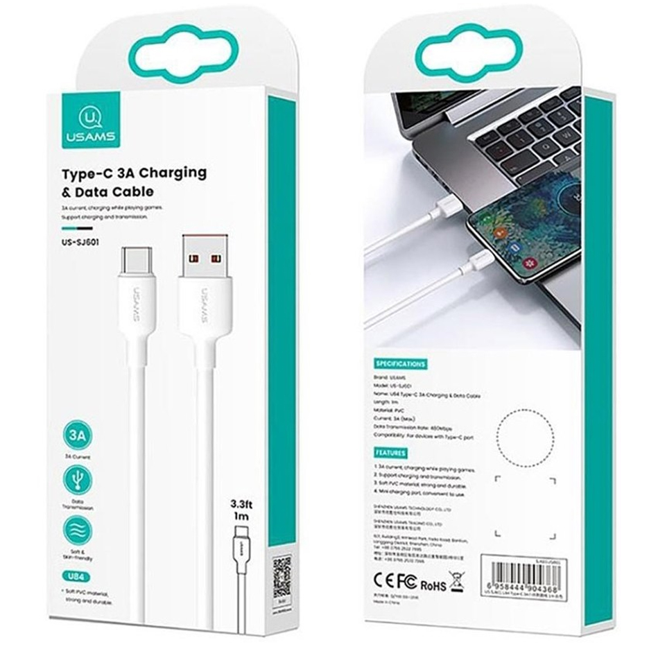 کابل تایپ c  یوسامس 2 متر 3 آمپر