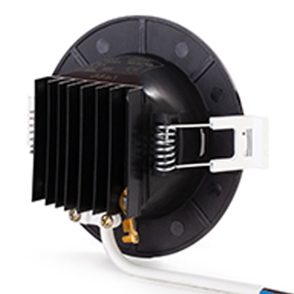 پنل 9 وات توکار مدل لنا بدنه مشکی تولید نور