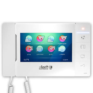 آیفون تصویری الکتروپیک مدل 403 PRO با صفحه‌نمایش 7 اینچ سفید