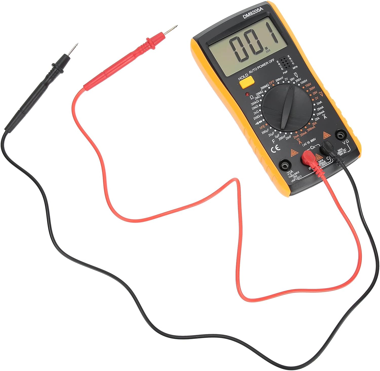 اهمتر دیجیتال PERX مدل 9205 کاور دار