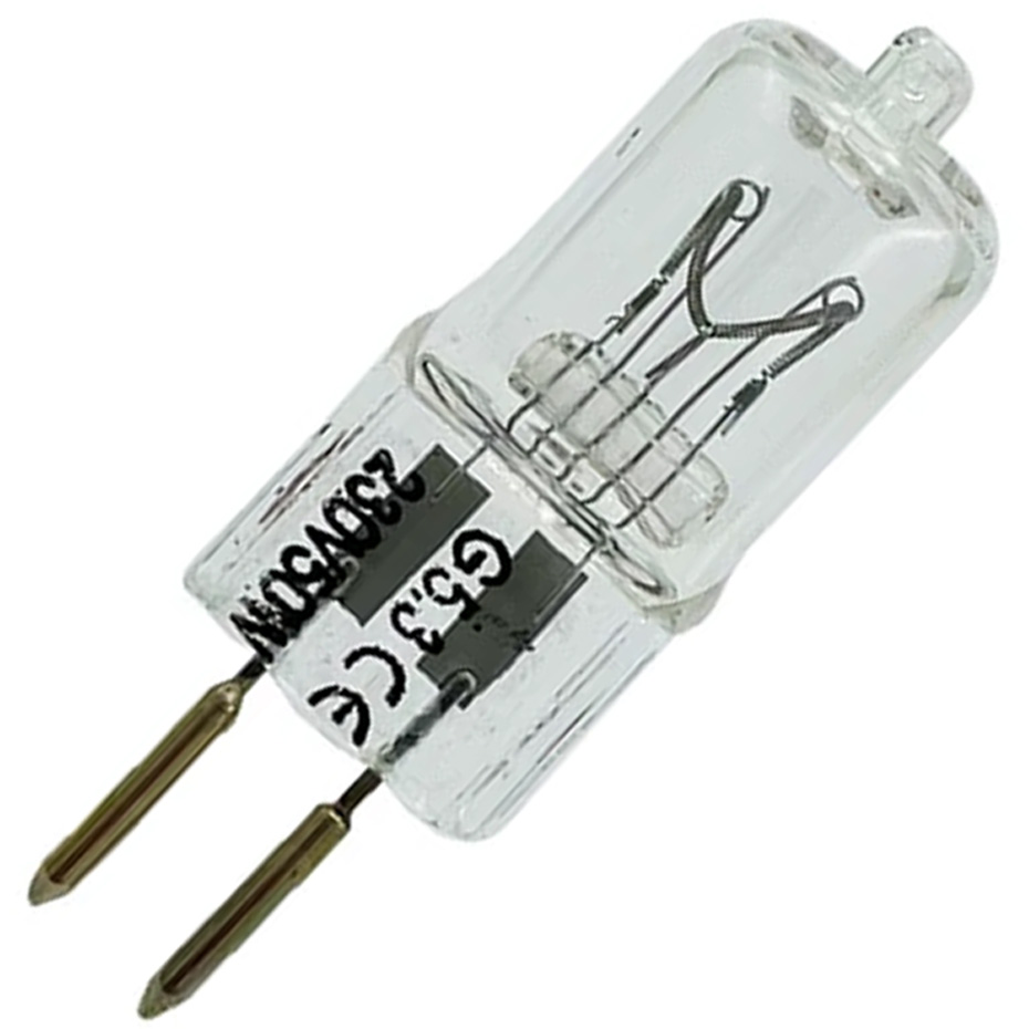 لامپ هالوژن سوزنی 50 وات 220 ولت پایه G5.3 (سوزن درشت)