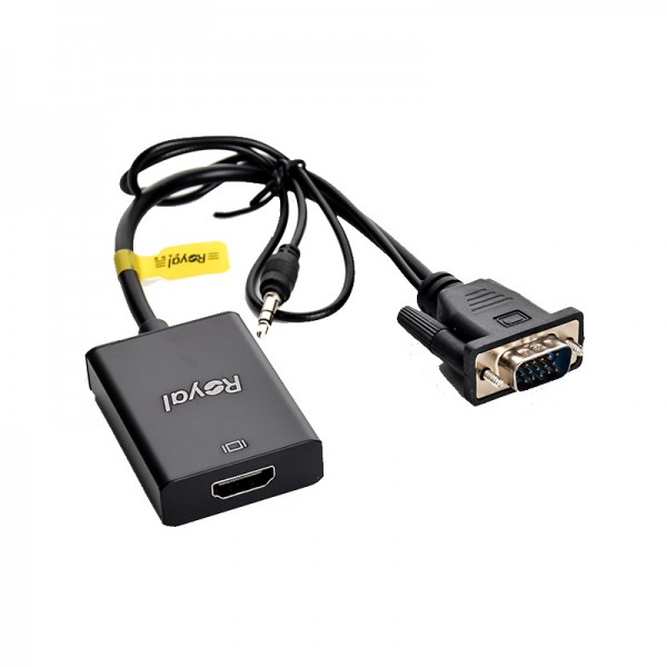 تبدیل VGA به HDMI با آداپتور رویال ROYAL