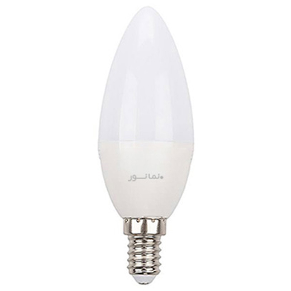 لامپ LED شمعی کندل 7 وات نمانور پایه E14