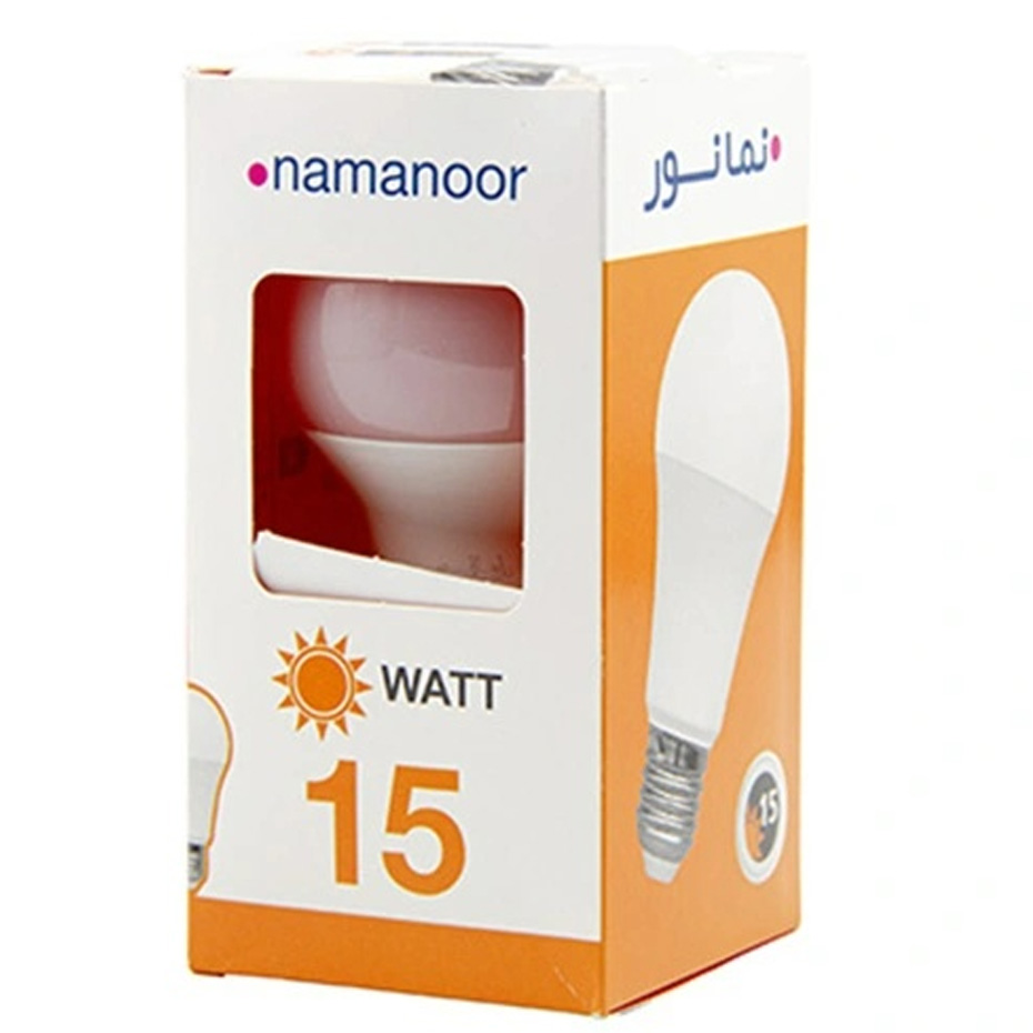 لامپ LED حبابی 15 وات نمانور پایه E27