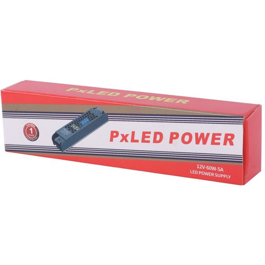 سوئیچینگ 12 ولت 5 آمپر اسلیم PXLED POWER