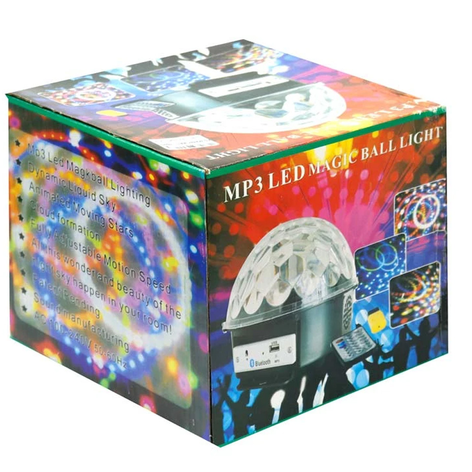 رقص نور مدل MP3 LED Magic Ball Light